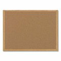 Mastervisi Earth Cork Board, 48 X 72, Wood Frame SB1420001233